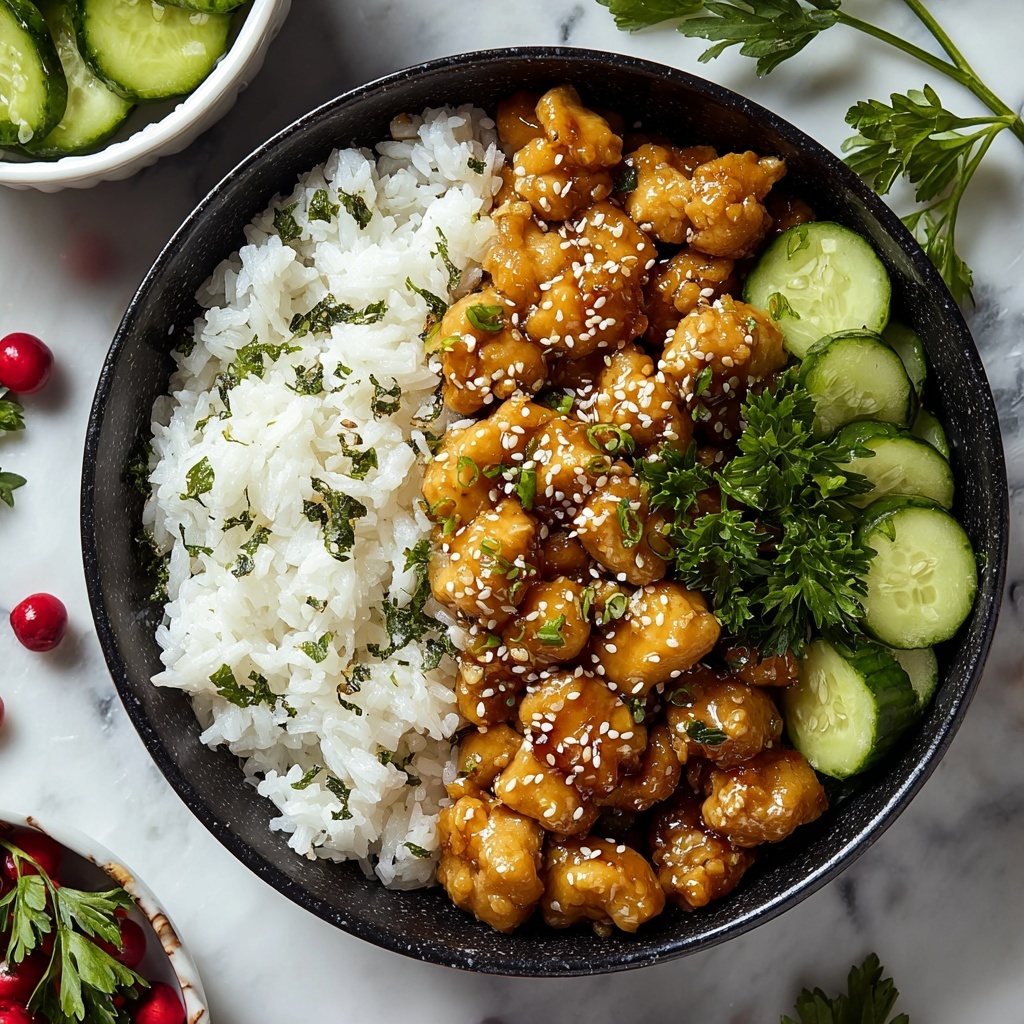 Hot Honey Chicken Bowls Recipe - Recipe Image