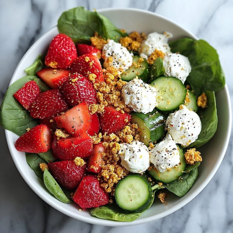 Strawberry Crunch Salad with Champagne Vinaigrette Recipe