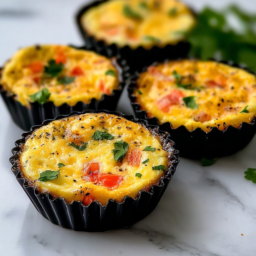 Cheddar Bacon Mini Quiches Recipe - Recipe Image