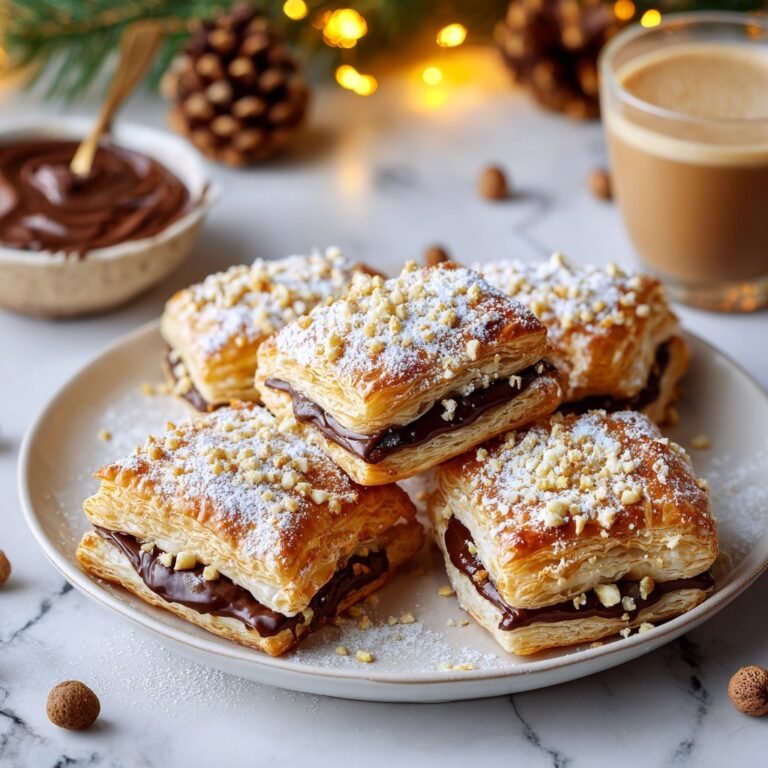 Christmas Nutella Puff Pastries Recipe