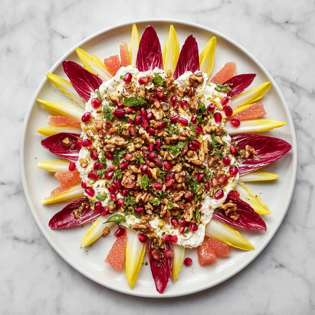 Grilled Feta and Citrus Endive Salad Bites Recipe - Recipe Image