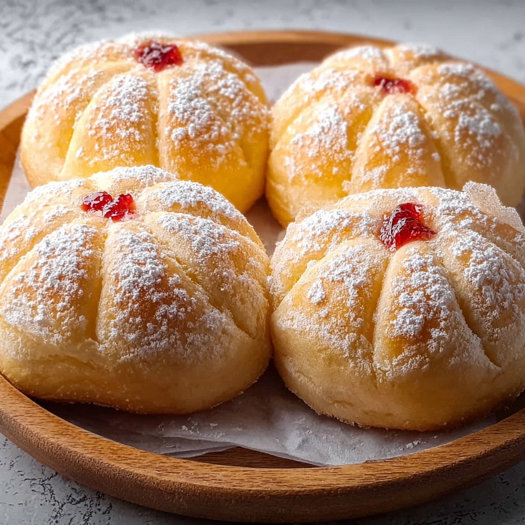 Strawberry and Cream Cheese Pineapple Buns Recipe - Recipe Image