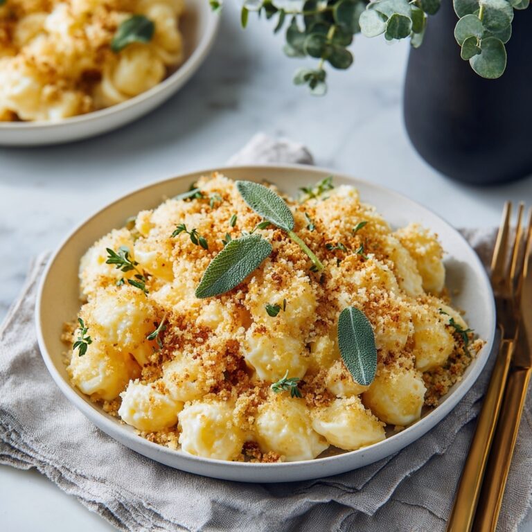 Butternut Squash Mac & Cheese with Sage Breadcrumbs Recipe