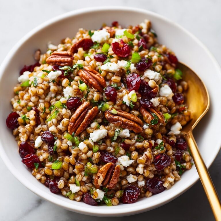 Farro Salad with Cranberries and Pecans Recipe