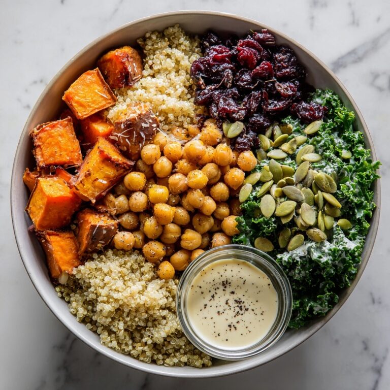 Quinoa Harvest Bowl with Sweet Potato & Kale Recipe
