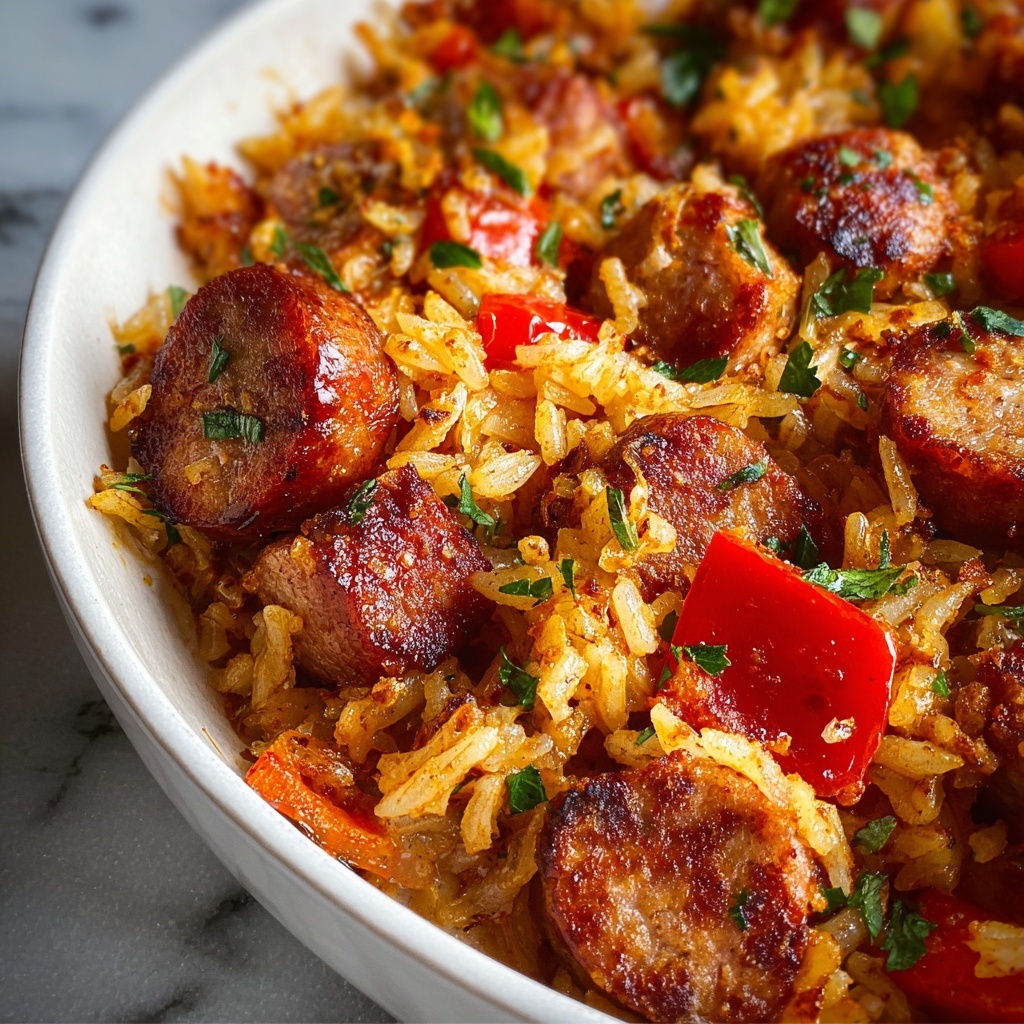 Slow Cooker Sausage Casserole Recipe - Recipe Image