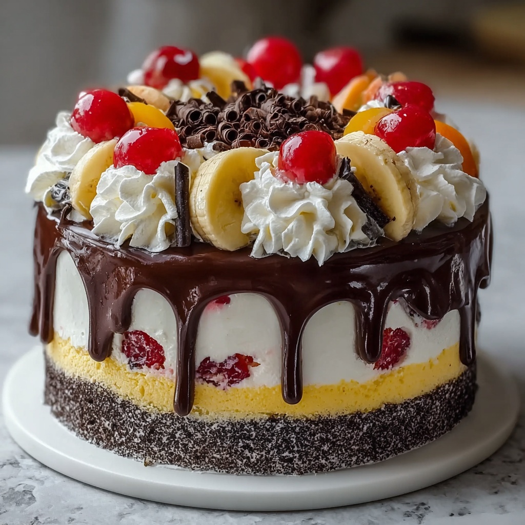 Banana Split Cake Recipe - Recipe Image