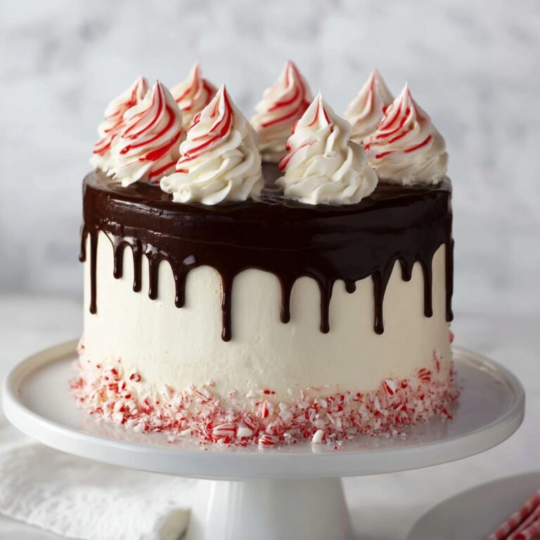 Peppermint Fudge Cake Recipe
