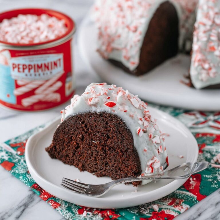 Chocolate Peppermint Bundt Cake Recipe