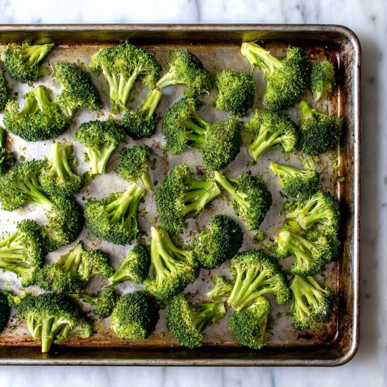 Oven Roasted Broccoli with Nutritional Yeast Recipe