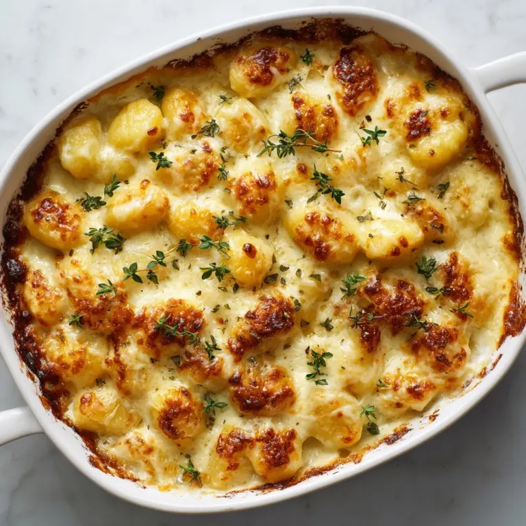 Baked French Onion Gnocchi Recipe