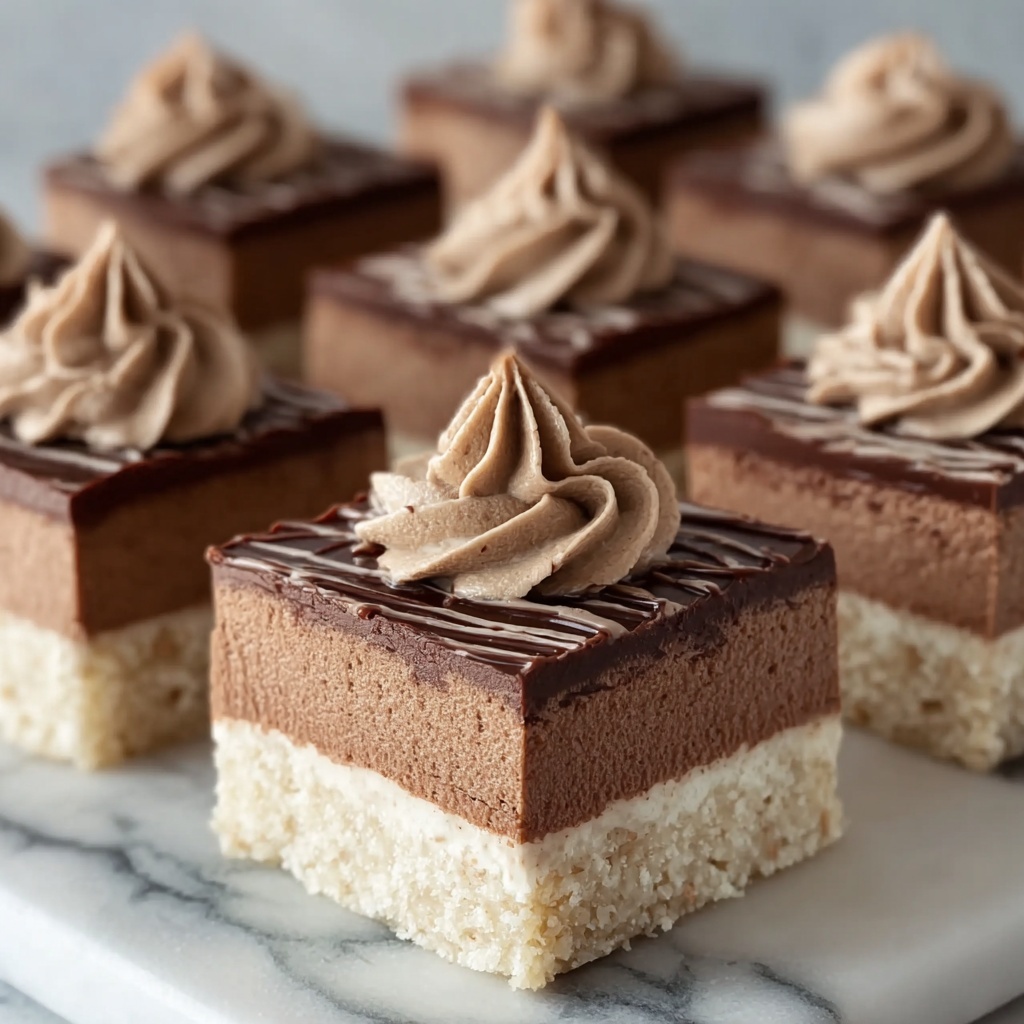 French Silk Pie Bars Recipe - Recipe Image