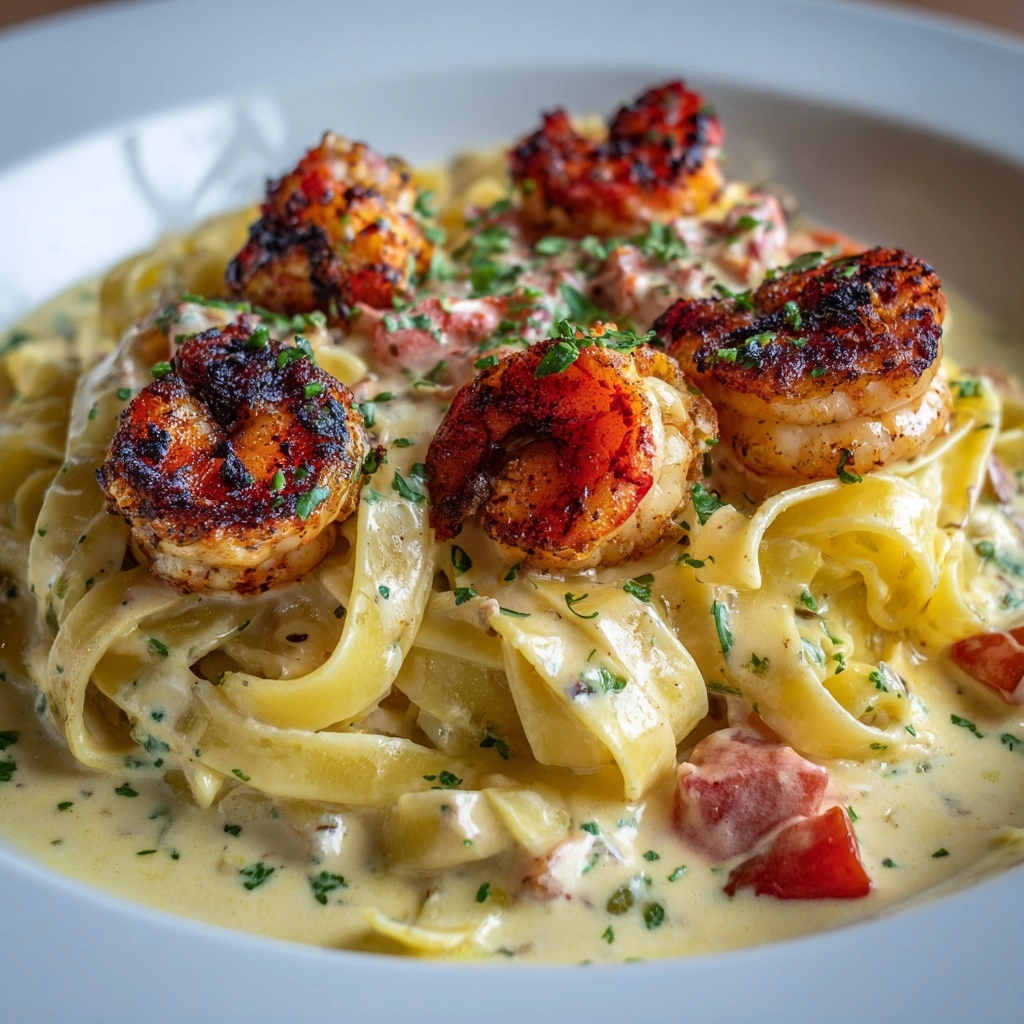 Creamy Tomato and Lobster Pasta Recipe - Recipe Image