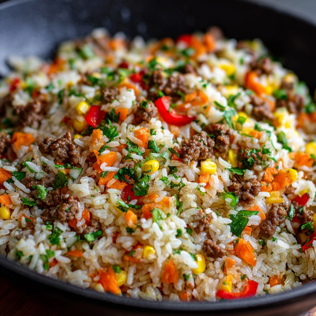 One-Pan Taco Rice Dinner Recipe - Recipe Image