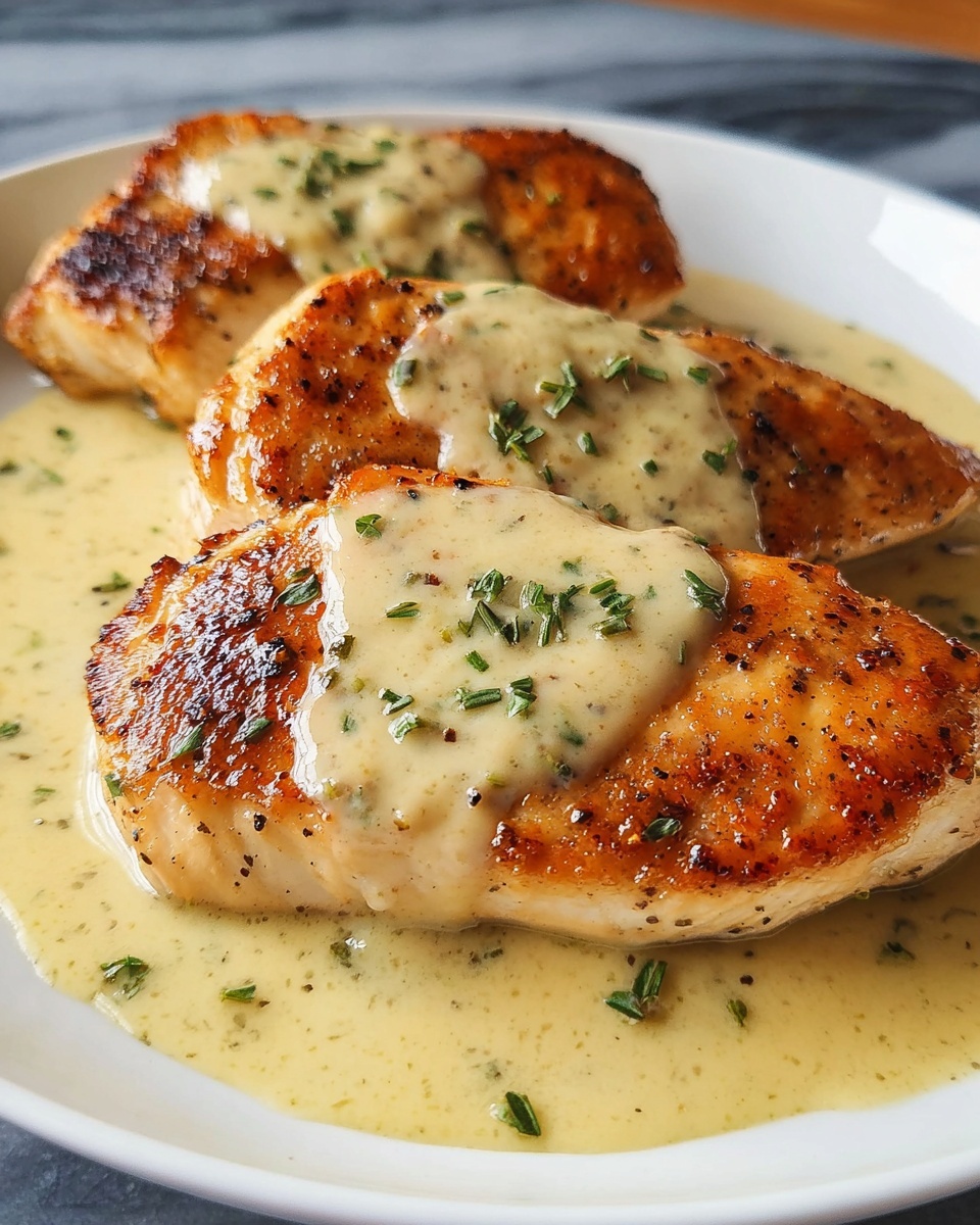 Creamy Dijon Mustard Chicken Recipe - Recipe Image