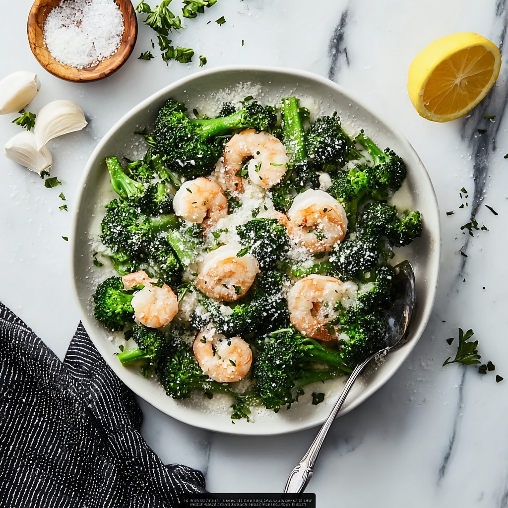 Garlic Butter Shrimp and Broccoli Recipe - Recipe Image