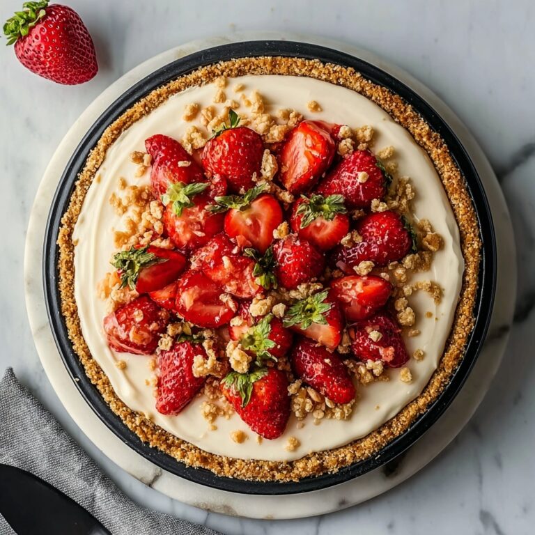 Strawberry Crunch Cheesecake Recipe