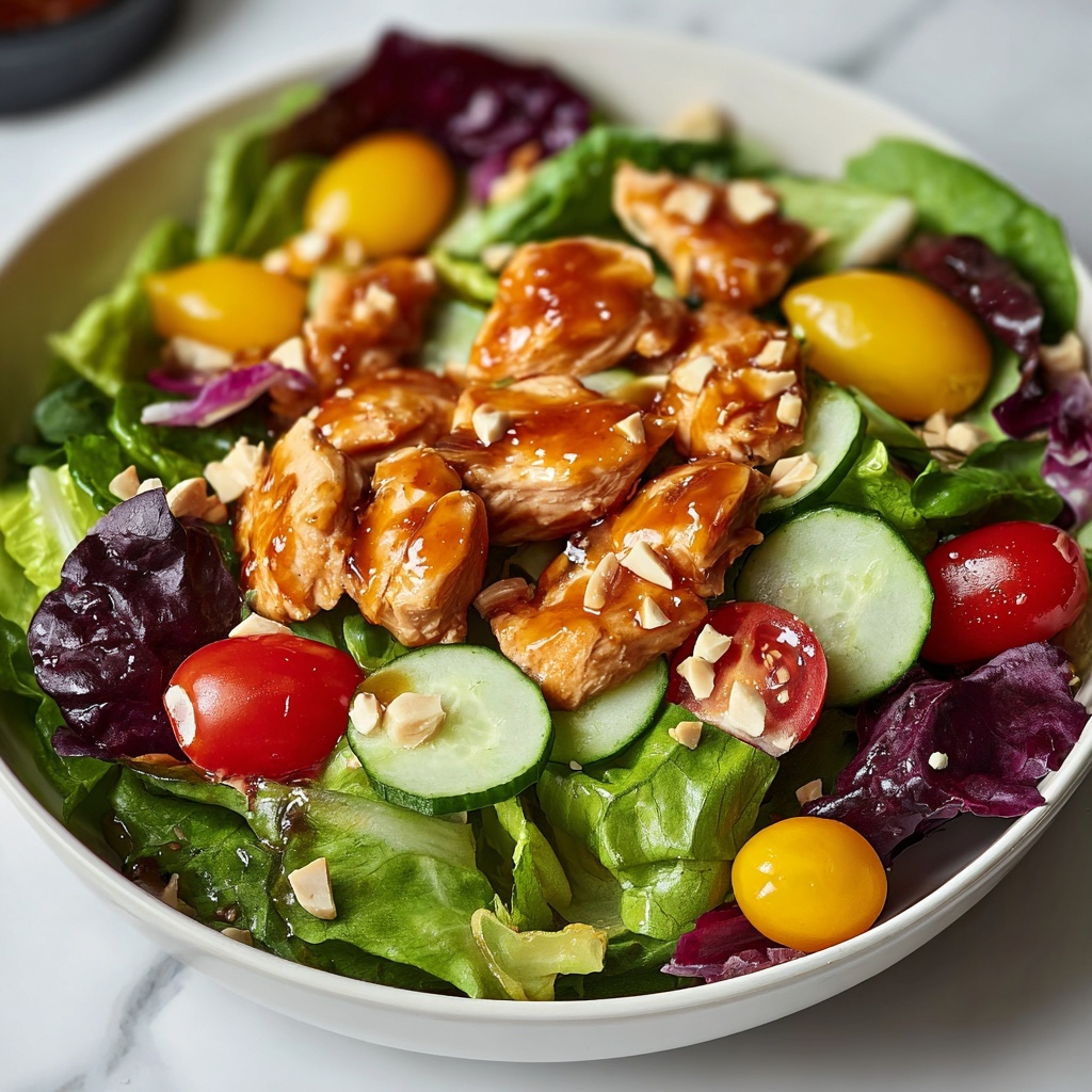 Honey Hot Chicken Salad Recipe - Recipe Image