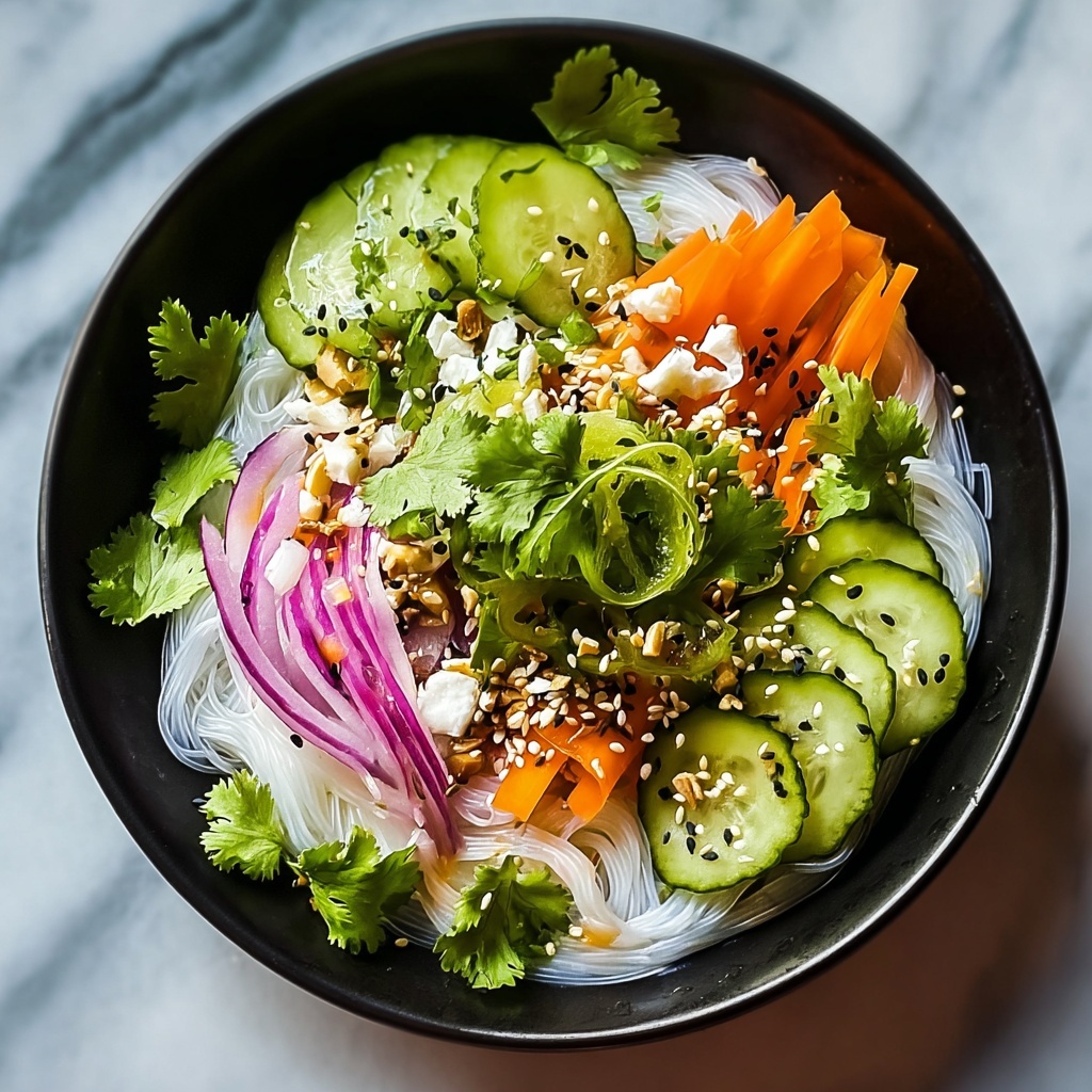 Spring Roll Salad with Spicy Ginger Dressing Recipe - Recipe Image