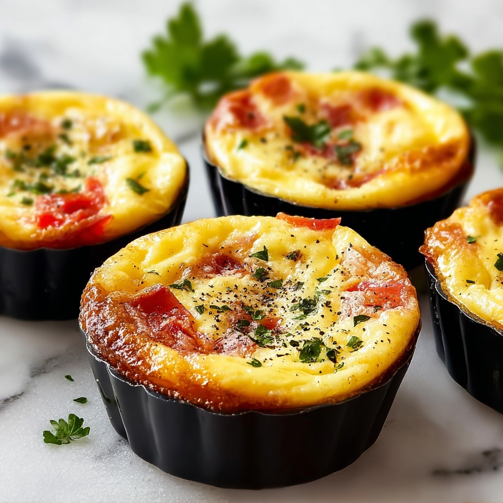 Cheddar Bacon Mini Quiches Recipe - Recipe Image
