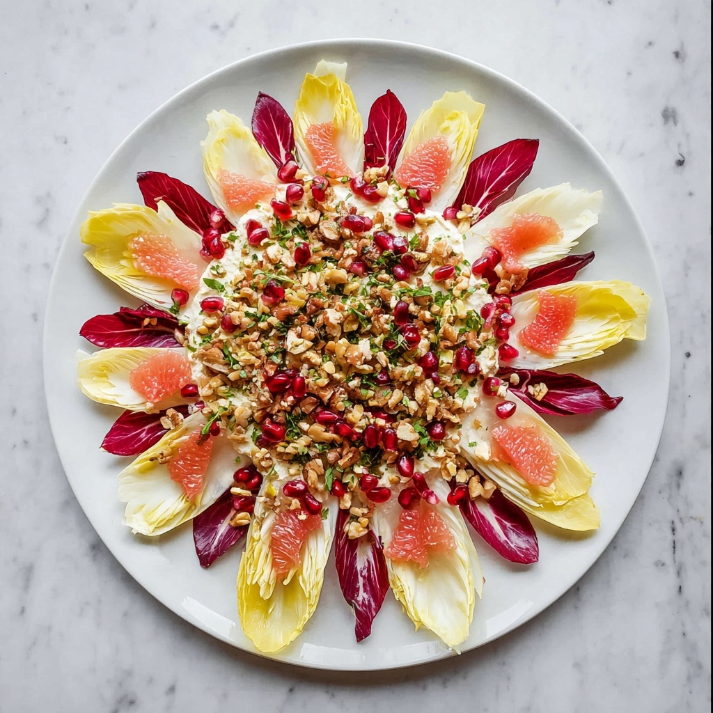 Grilled Feta and Citrus Endive Salad Bites Recipe - Recipe Image