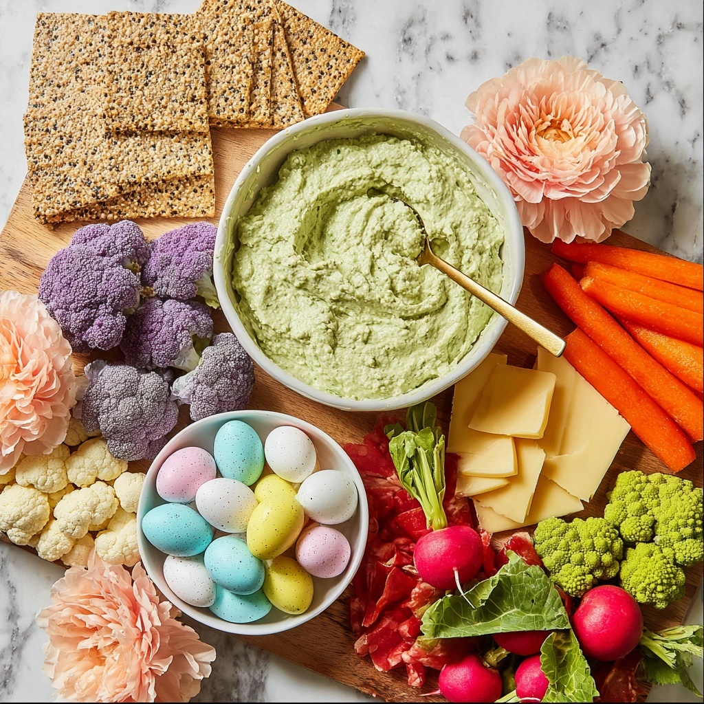 Healthy Easter Snacks Platter Recipe - Recipe Image