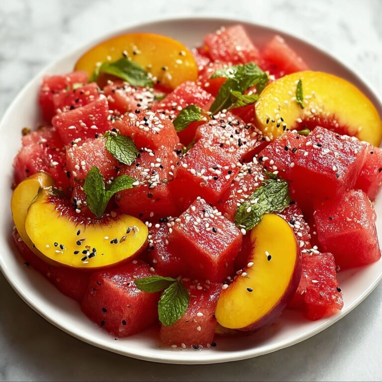 Peach Watermelon Salad: A Refreshing Summer Favorite Recipe