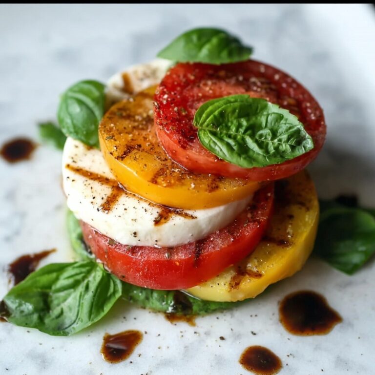 Peach Caprese Salad Recipe