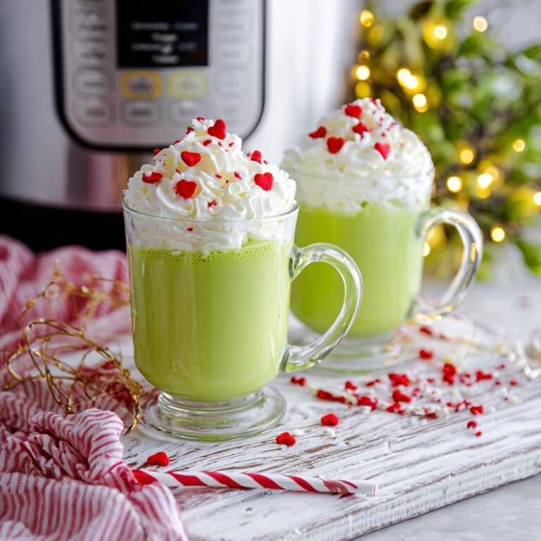 Slow Cooker Grinch Hot Cocoa Recipe