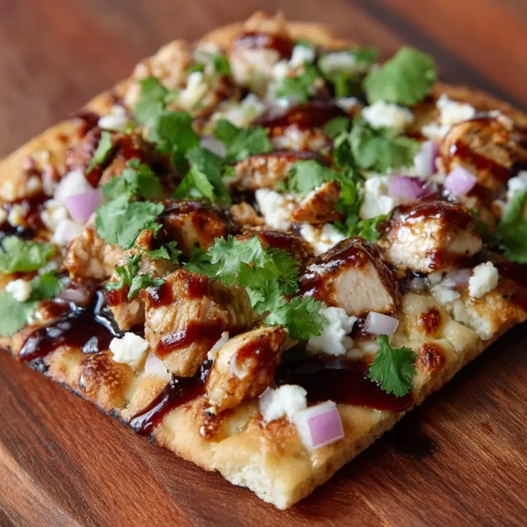 Rotisserie Chicken BBQ Flatbread Recipe