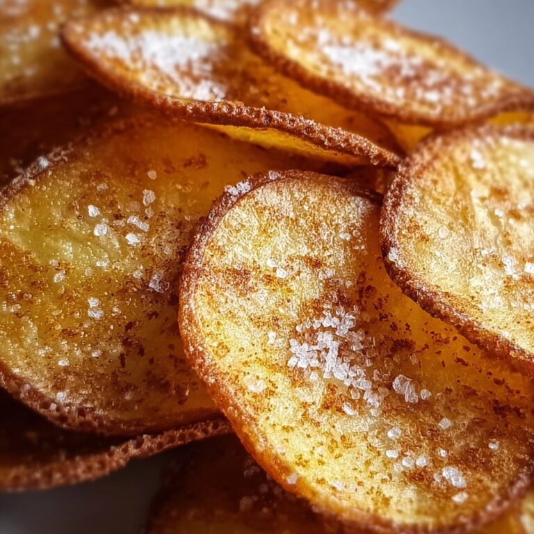 Air Fryer Apple Chips with Cinnamon Sugar Recipe