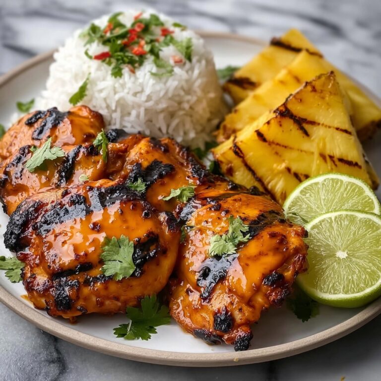 Grilled Aloha Chicken and Pineapple Recipe