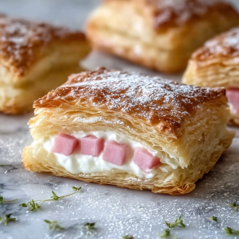 Rhubarb Cream Cheese Puff Pastries Recipe