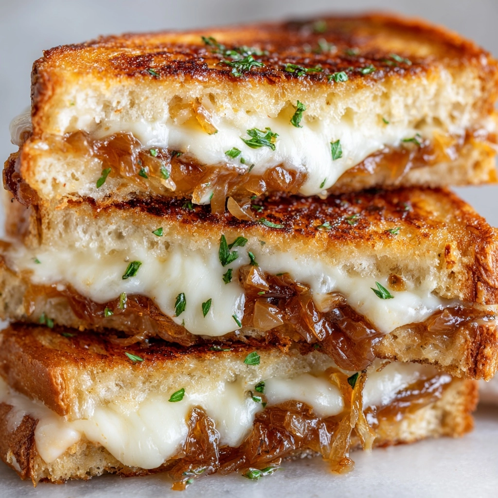 French Onion Grilled Cheese Recipe - Recipe Image