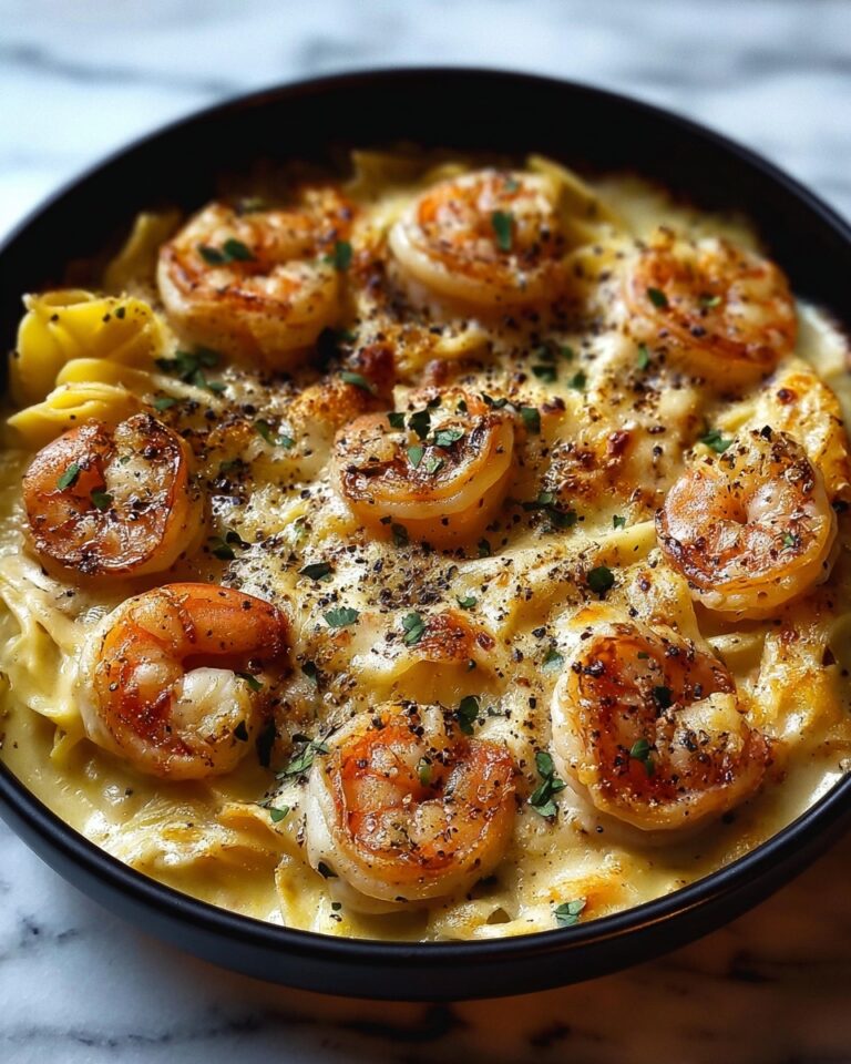 Shrimp Scampi Pasta Bake Recipe