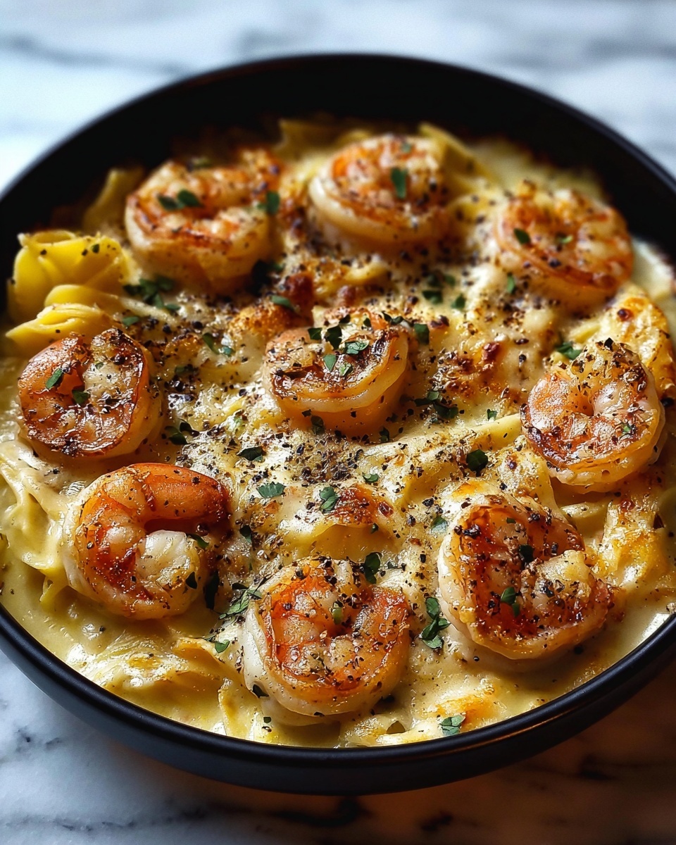Shrimp Scampi Pasta Bake Recipe - Recipe Image