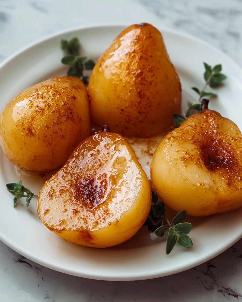 Cinnamon Honey Baked Pears Recipe - Recipe Image