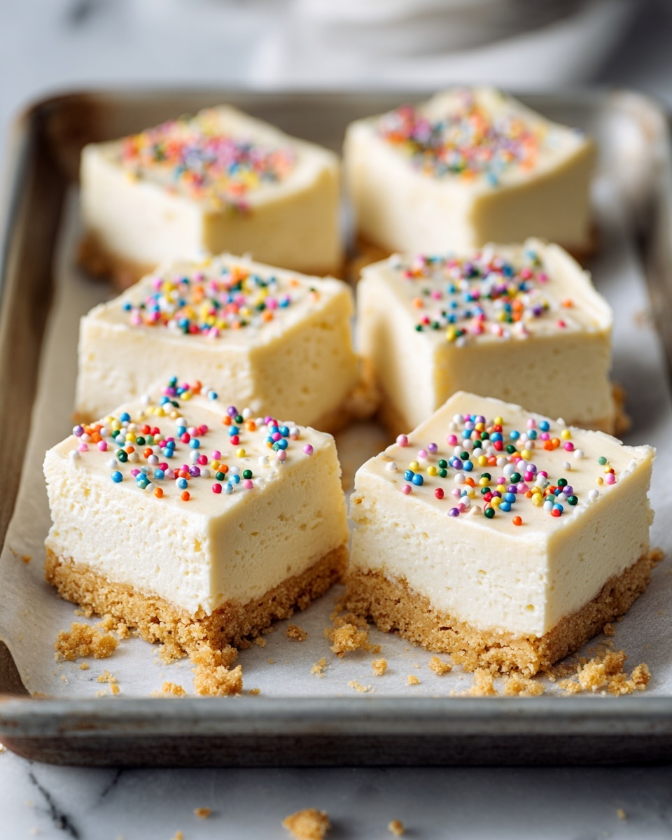 Sugar Cookie Cheesecake Bars Recipe - Recipe Image