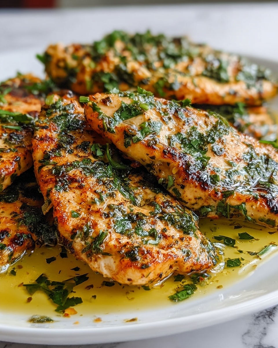 Easy Cilantro Pesto Chicken Tenders Recipe - Recipe Image