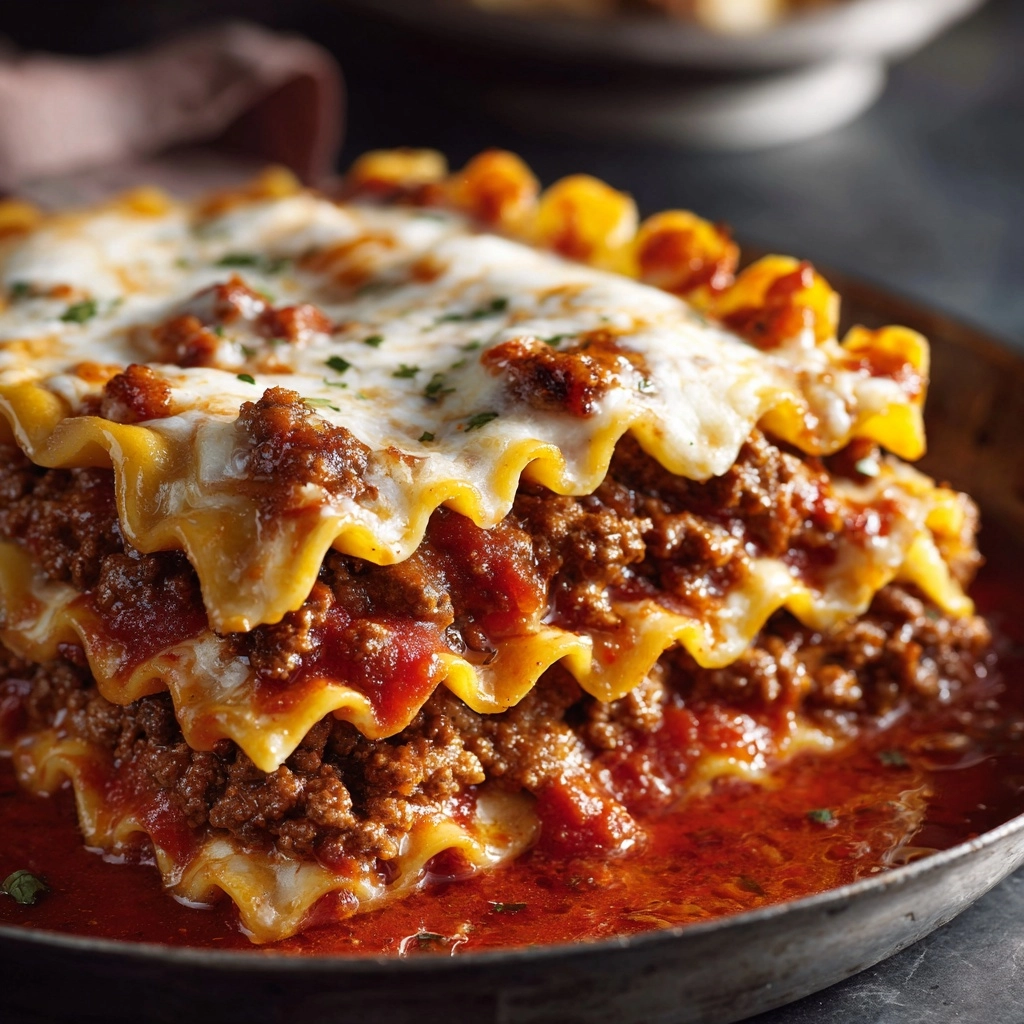 Easy Crockpot Ravioli Lasagna Recipe - Recipe Image