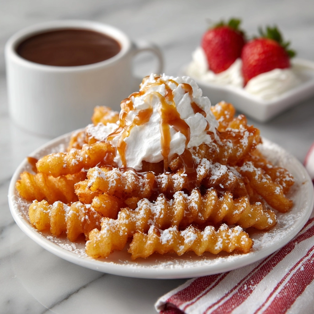 Easy Funnel Cake Fries Recipe - Recipe Image