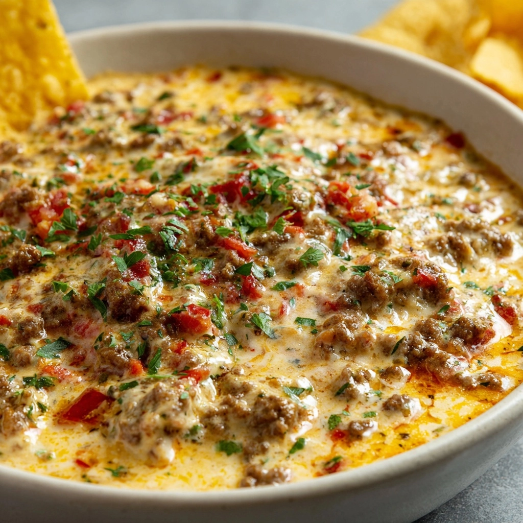 Cheesy Rotel Ranch Queso Recipe - Recipe Image