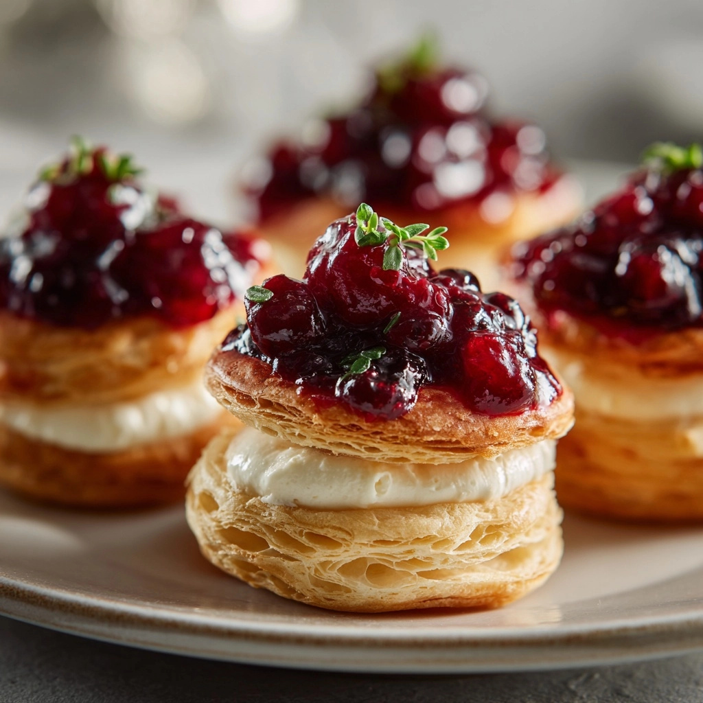 Cranberry Brie Bites Recipe - Recipe Image
