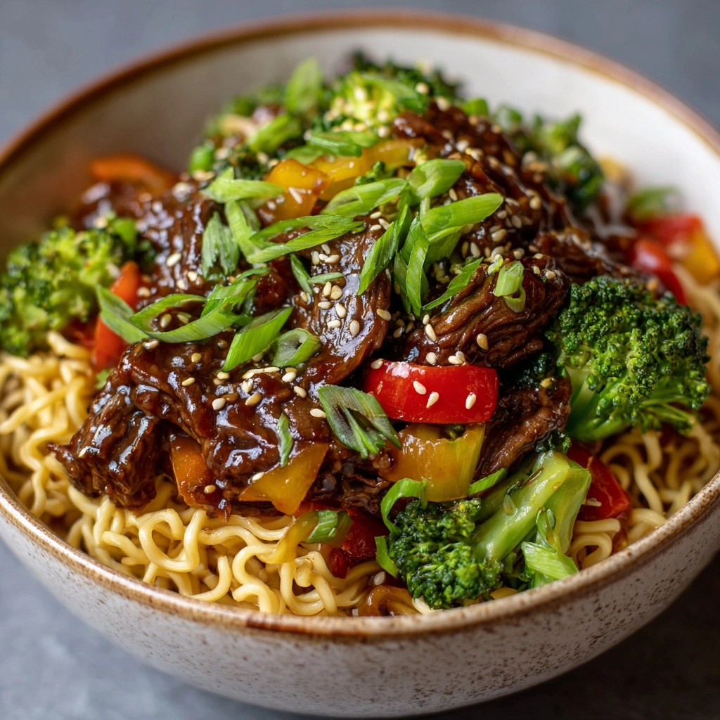 Sticky Beef Noodles Recipe - Recipe Image