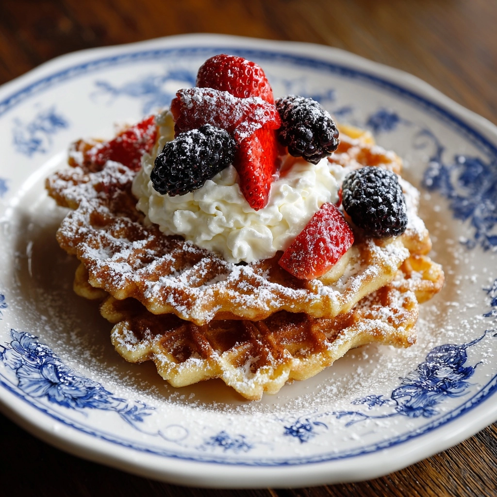 Homemade Funnel Cakes Recipe - Recipe Image