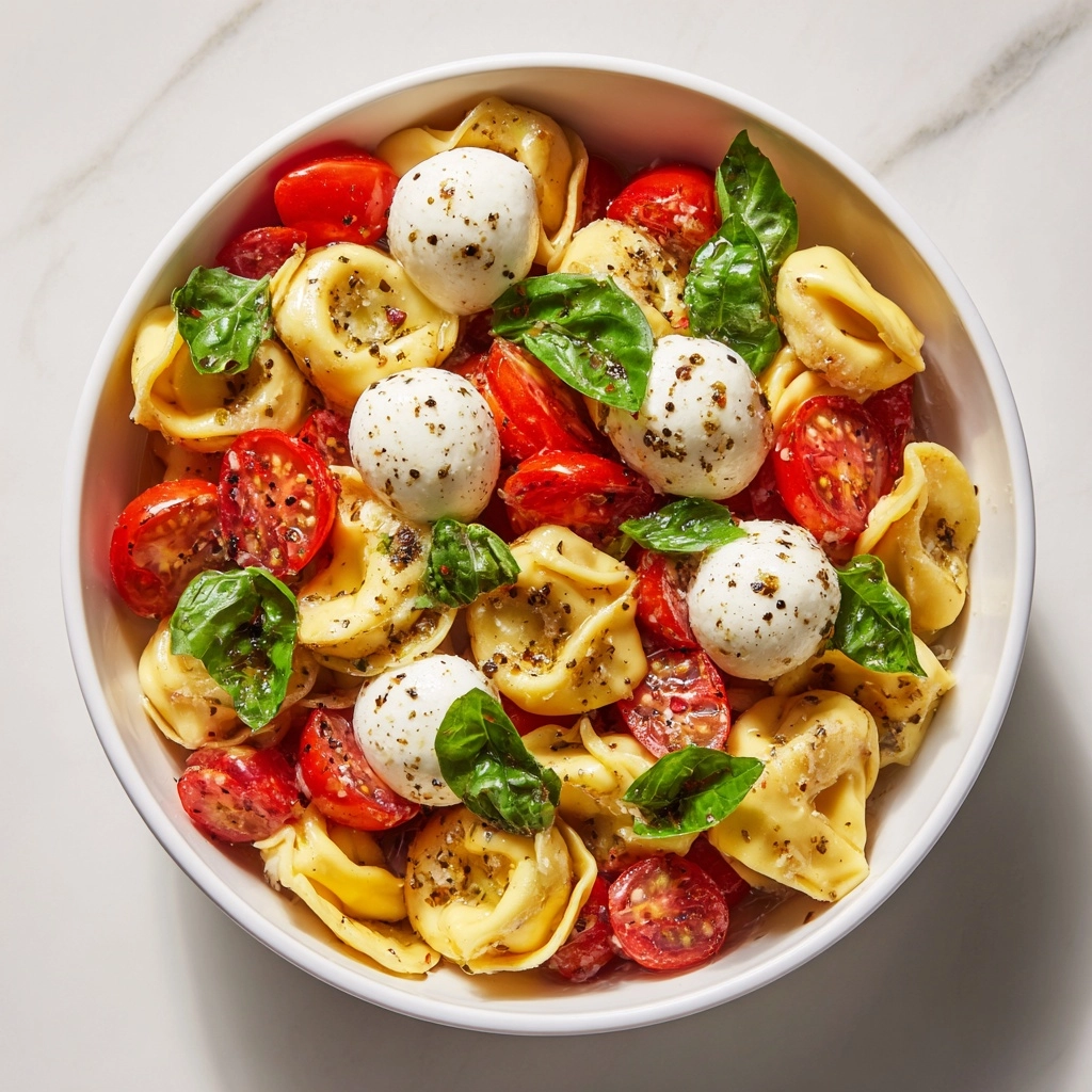Tortellini Caprese Salad Recipe - Recipe Image