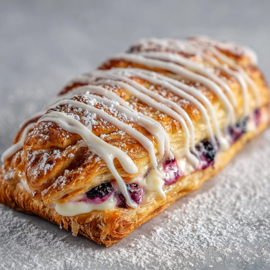 Lemon Blueberry Cheese Danish Recipe - Recipe Image