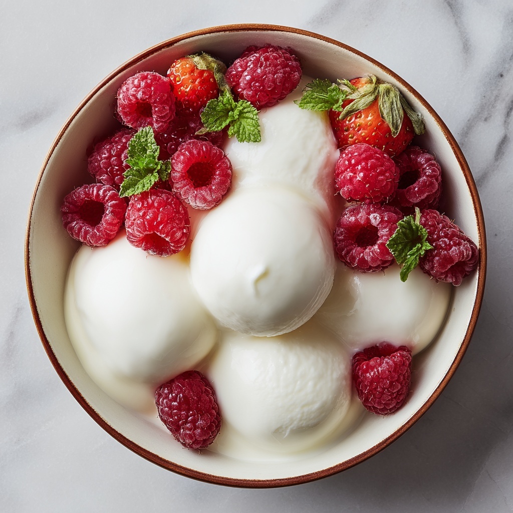 Frozen Honey Vanilla Yogurt Balls Recipe - Recipe Image