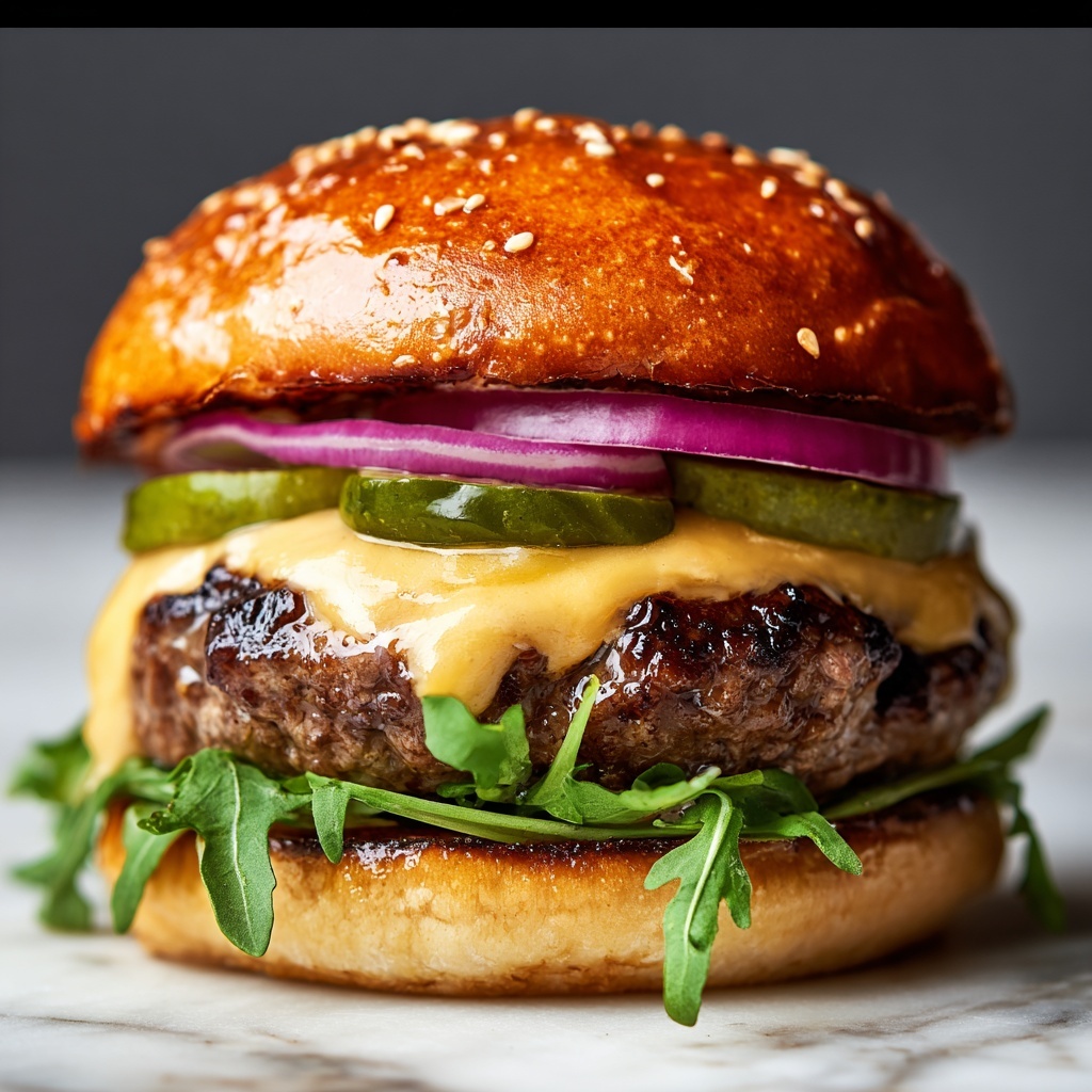 Air Fryer Hamburger Recipe - Recipe Image