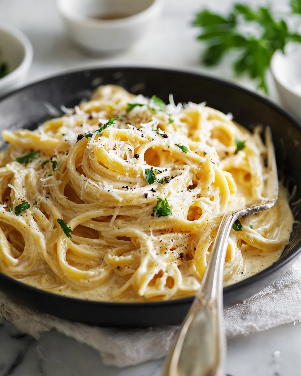 Easy Creamy Pumpkin Alfredo Pasta Recipe - Recipe Image